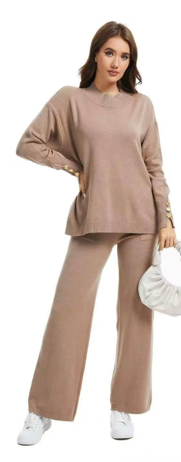 Cozy Knit 2-Piece Lounge Set