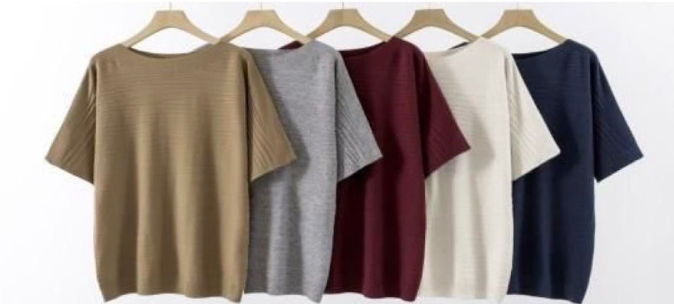 Classic Ribbed Knit Top