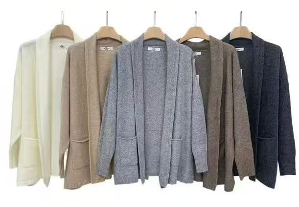 Cozy Knit Open-Front Cardigan