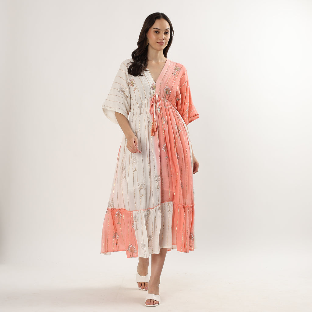 Double Colored Kaftan
