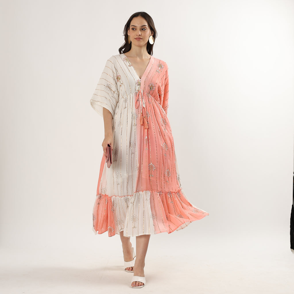 Double Colored Kaftan